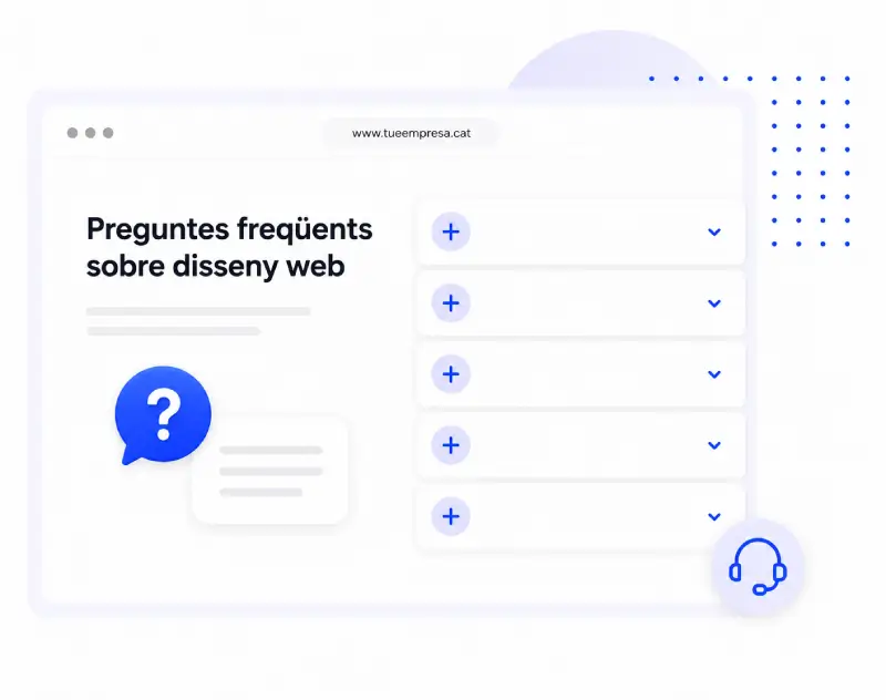 Preguntes freqüents sobre disseny web professional a Lleida