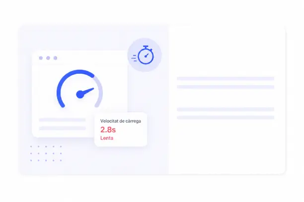 Pàgina web lenta que dificulta la captació de clients
